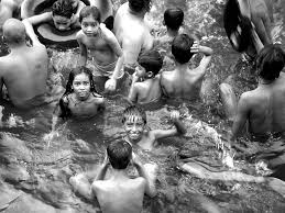 swimming in the river ganges